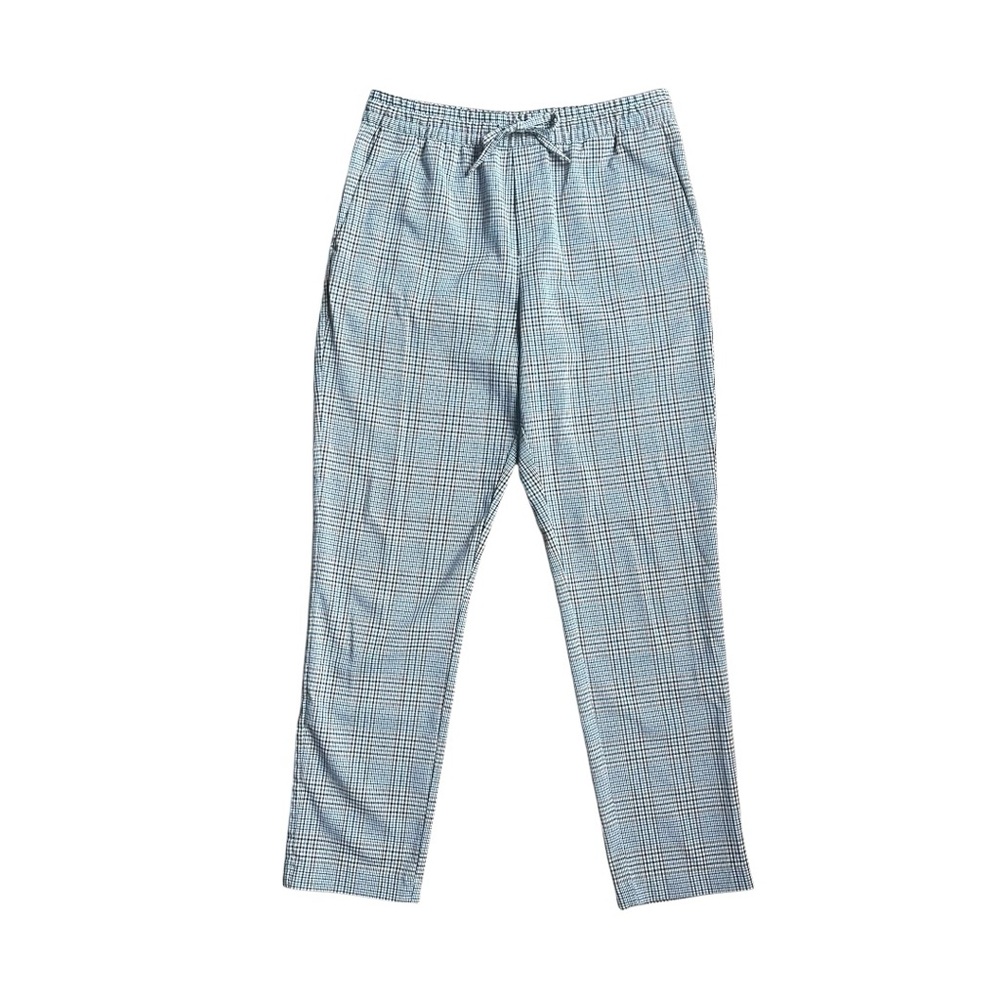 H&M Pants Women’s Size Small Grey Plaid Slim Fit Joggers Elastic‎ Waist